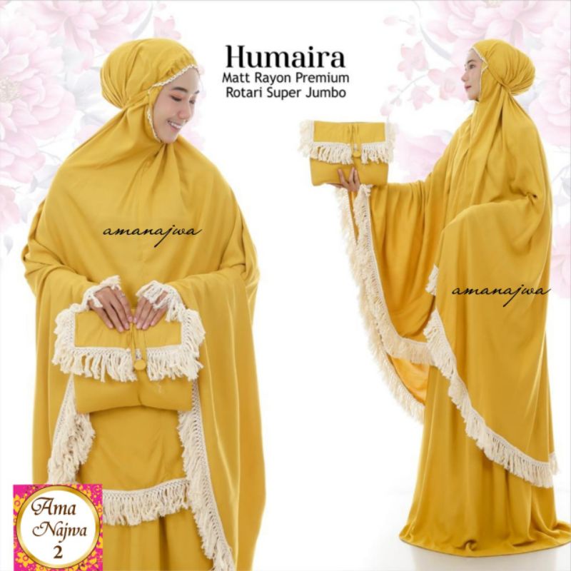 Mukena JUMBO Adem HUMAIRA / Bahan Rayon rotery premium