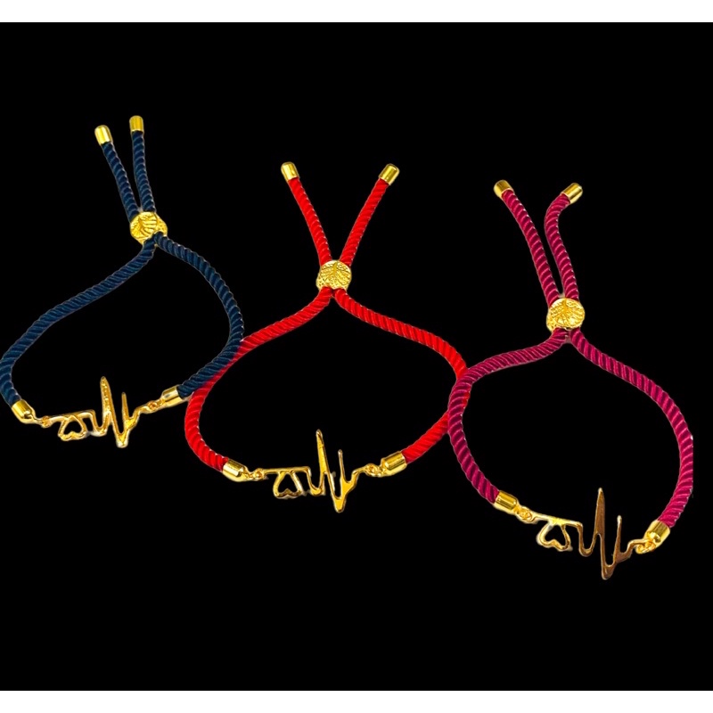 gelang wanita//gelang serut//gelang tali//gelang lapis emas