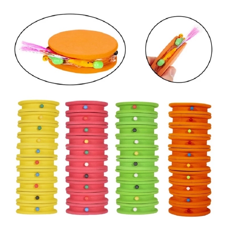 (Random Color) 10pcs Penggulung Senar Pancing Bahan Busa