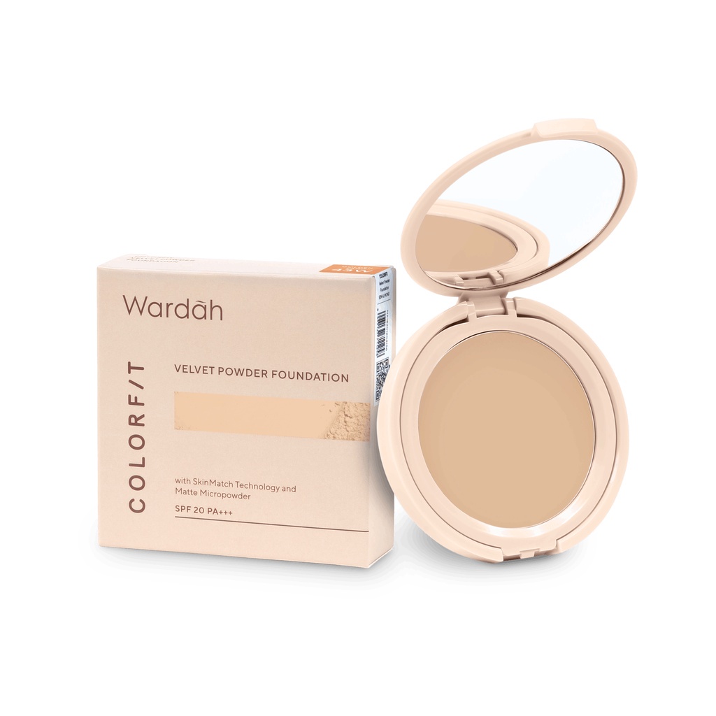 ⭐ BAGUS ⭐ WARDAH COLORFIT VELLVET POWDER FOUNDATION | Bedak Padat