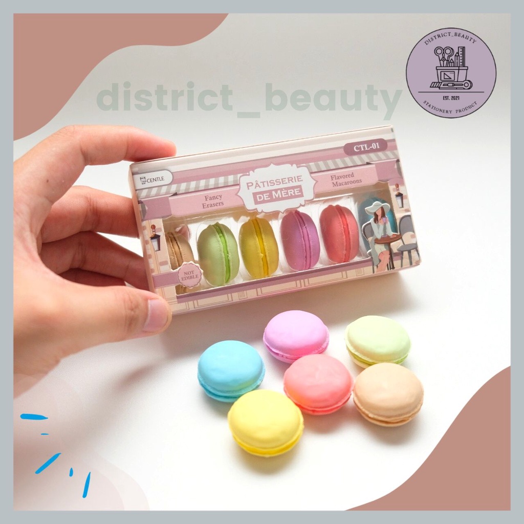 

PENGHAPUS MAKARON MACARON LUCU IMUT / ERASER MACARON KARAKTER IMPORT MURAH