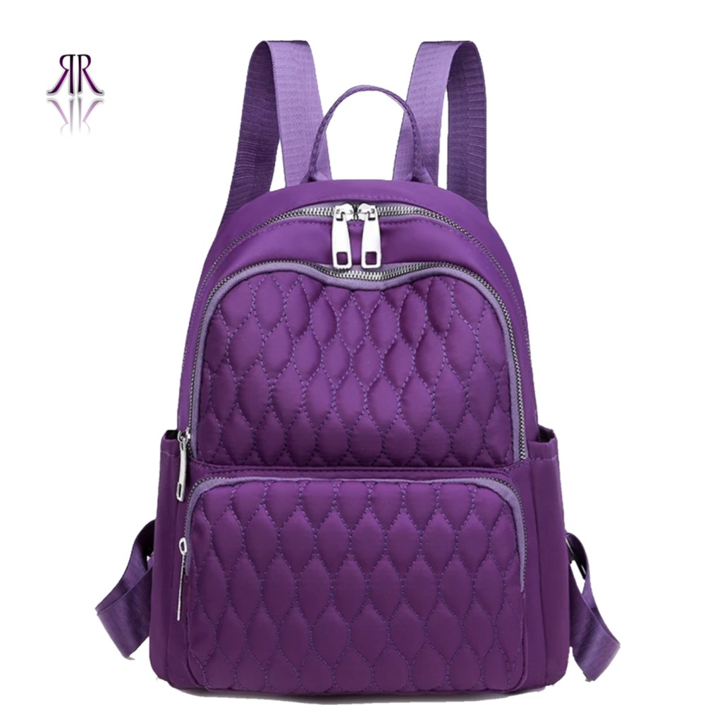 Tas Ransel Wanita Hot Sale Anti-Theft Ransel Desainer Tas Ransel Wanita Berkualitas Nilon Glossy