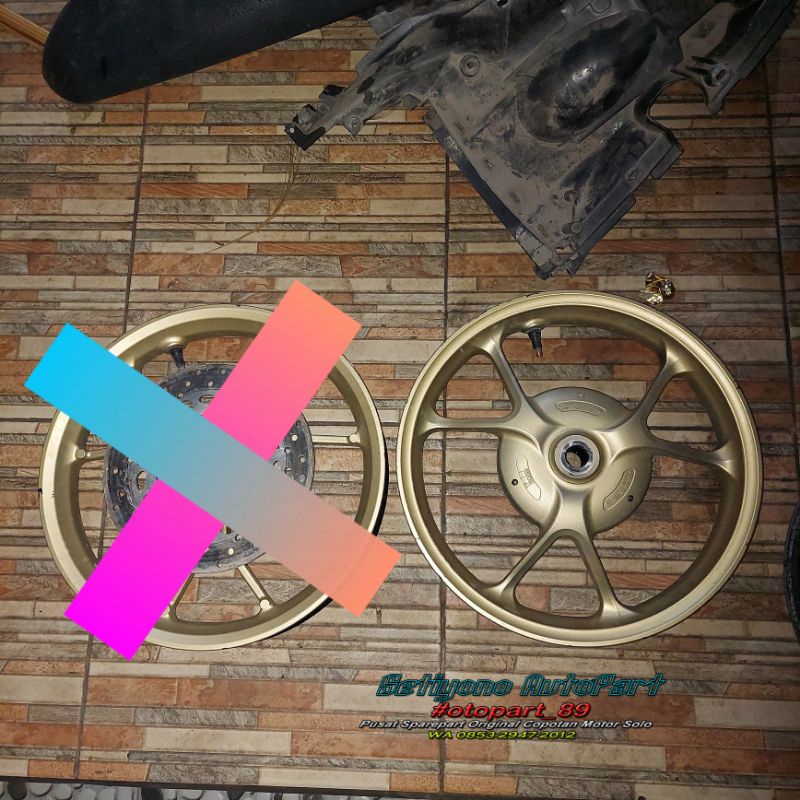 Velg Belakang Aerox Original Yamaha