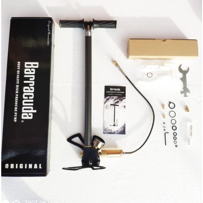 JUAL POMPA PCP BARRACUDA 4 STAGE STAINLESS STEEL OD 32 manometer 6000 PSI