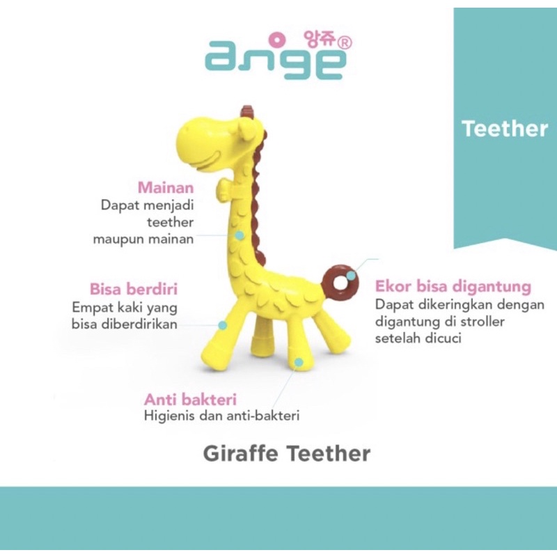ANGE Teether with Clip And Case - Gigitan bayi