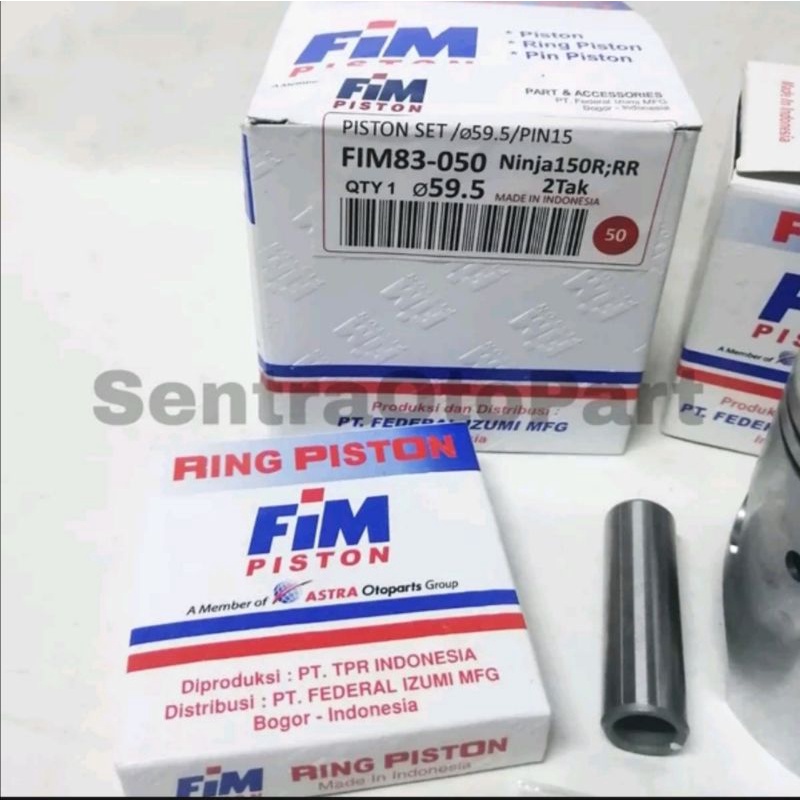 Piston seher kit ninja r ninja rr oversize 50 fim