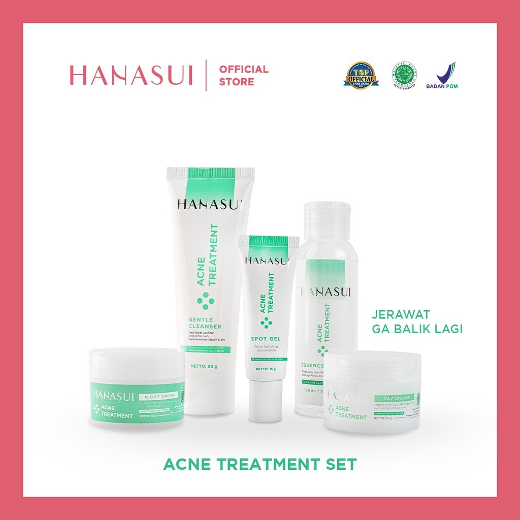 Hanasui Acne Treatment Set (FREE POUCH)