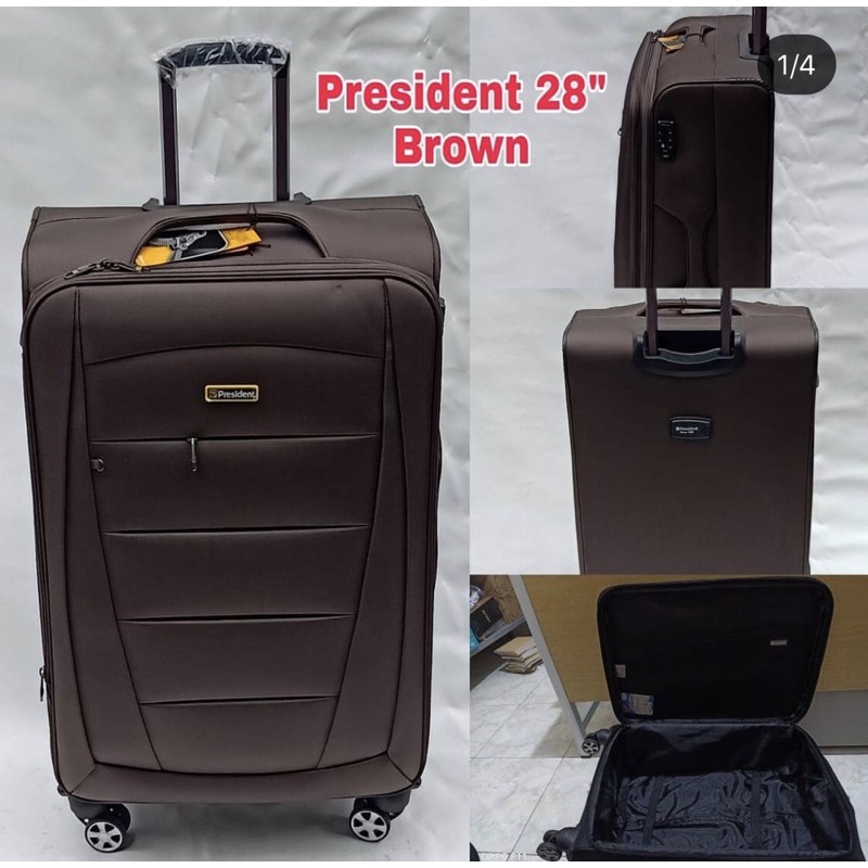 Koper President Bahan Kain Kanvas (1811/1746) ORI - Cabin Size 20&quot; / 24&quot;