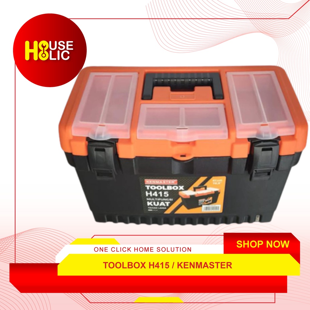 Toolbox H415 / Tool Box B415 / Tool Kit Kotak Perkakas KENMASTER