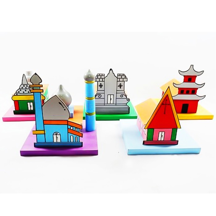 MINIATUR RUMAH IBADAH BESAR