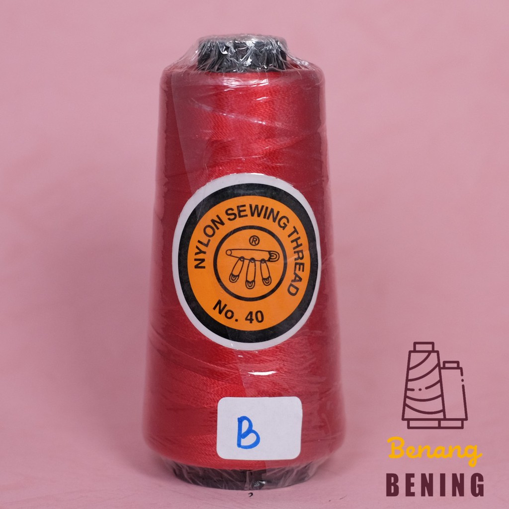 Jual Benang Nylon No40 D40 Cap Peniti Warna B Shopee Indonesia