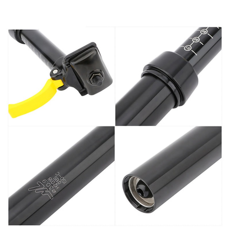 Sepeda Gunung Penetes Seatpost 30.9/31.6*375 Mm Kontrol Manual Sepeda Jalan Lift Hidrolik Tabung Kursi Shock Absorber Seatpost