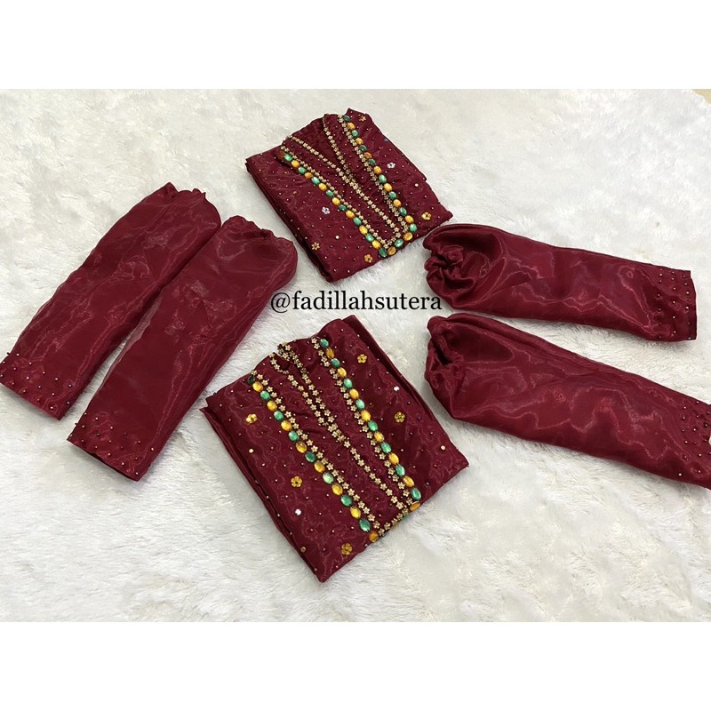 Baju Bodo/Baju Labbu Payet Organdi (Handmade)