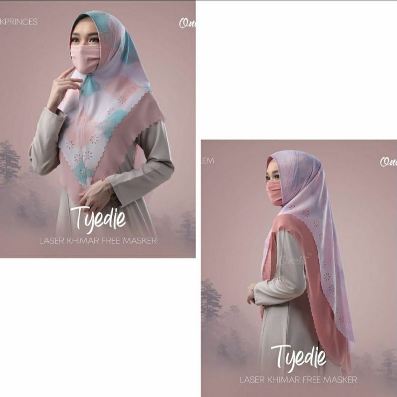 Hijab Jilbab Khimar Tyedie ORI Oneto