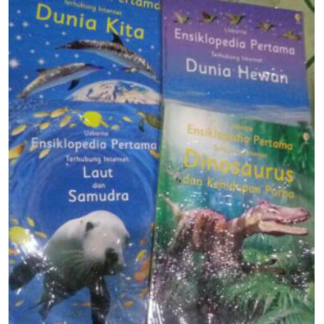 NEW Ensiklopedia usborne pertama anak Laut Samudra cerita gambar pinguin sea dolphin montessori kid