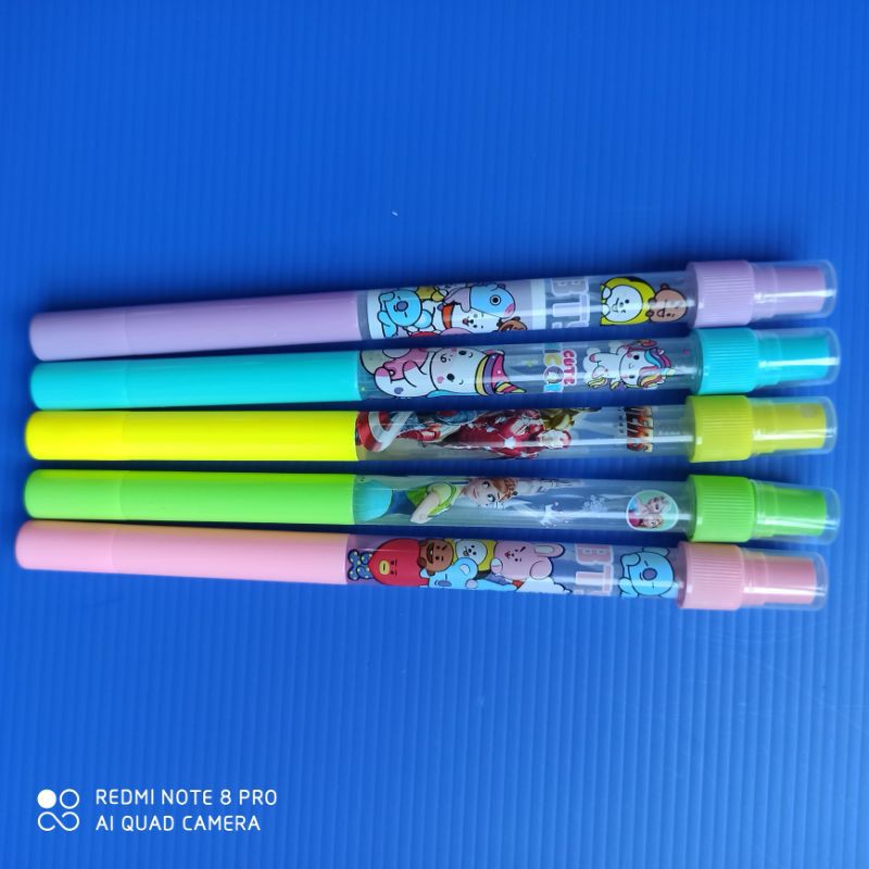 

Pulpen/bolpoin+spray/tempat hand sanitizer