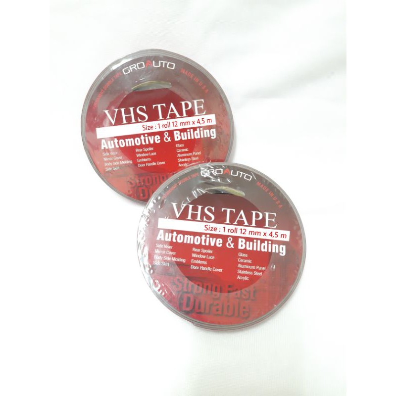 GROAUTO VHS TAPE / double tape automotive