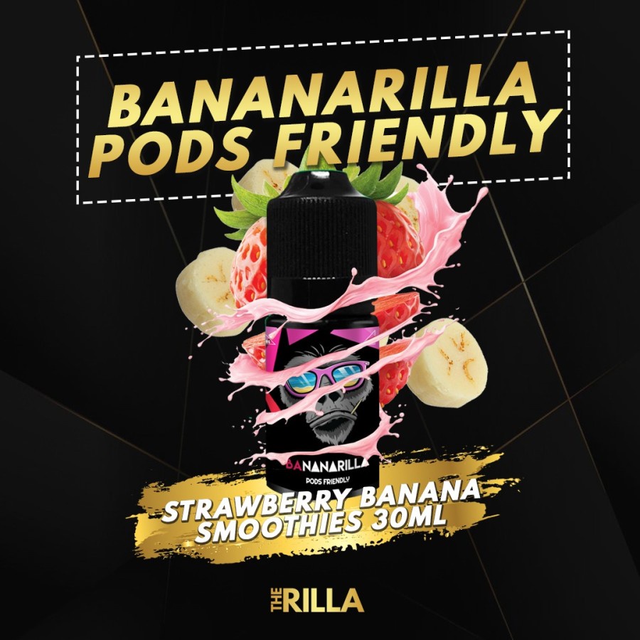 Bananarilla Bananarila Liquids Salt Nic Saltnic Pods Pod Friendly Cukai 30ml Nic 12mg Murah-1