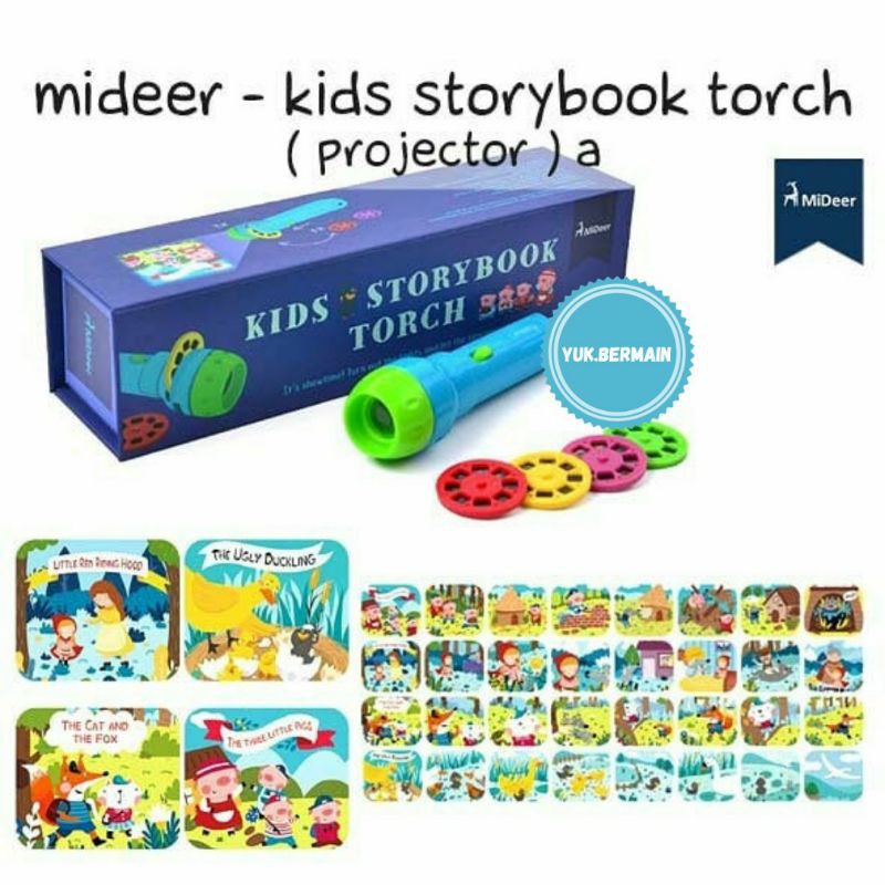Mideer - Kids Storybook Torch (Projector) type A