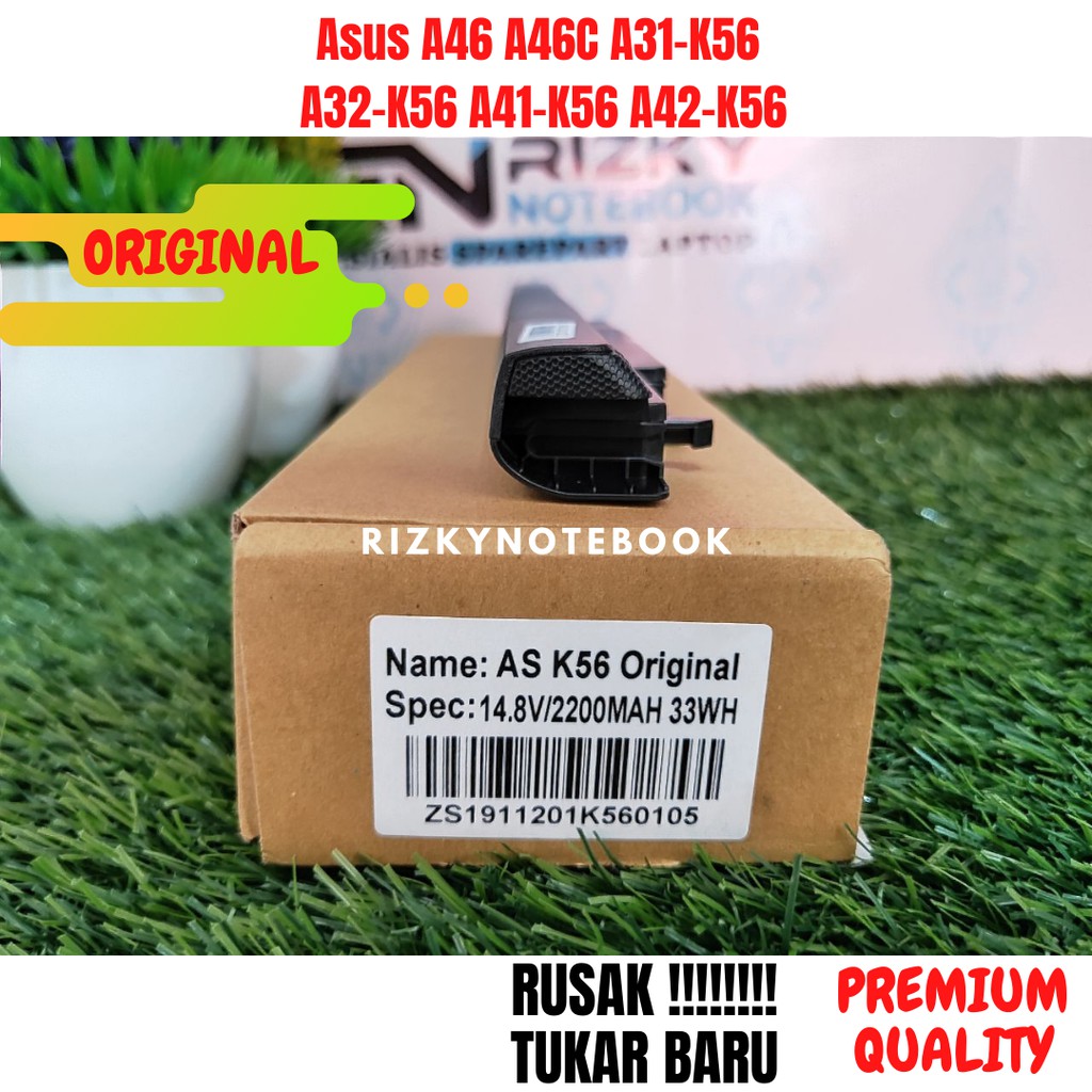TERLARIS !!! Baterai LAPTOP asus a31-k56 a32-k56 a41-k56 a42-k56 Original