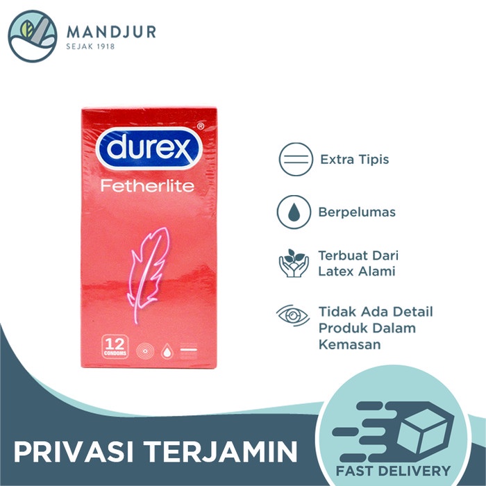 Paling Mahal Kondom Durex Fetherlite - Isi 12