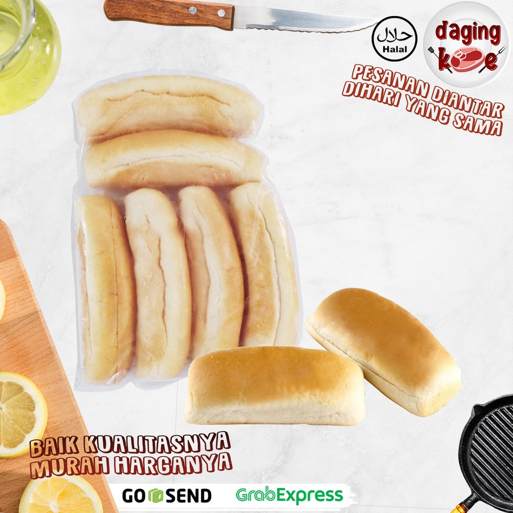 

Bernardi Roti Hotdog Plain Roll isi 6 DK210