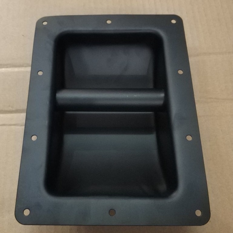 Handle box besi speaker