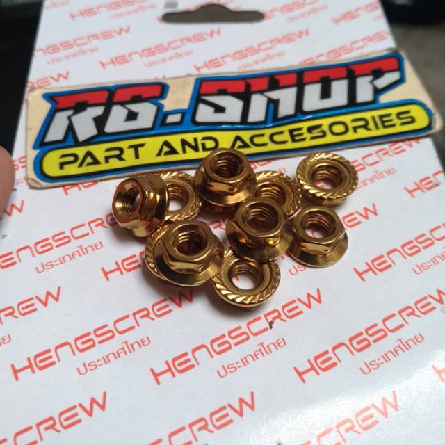 Mur 10 M6 probolt stainless gold original heng thailand harga satuan