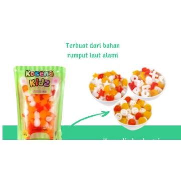 

Minuman jelly motif kosena kidz/ bentuk love