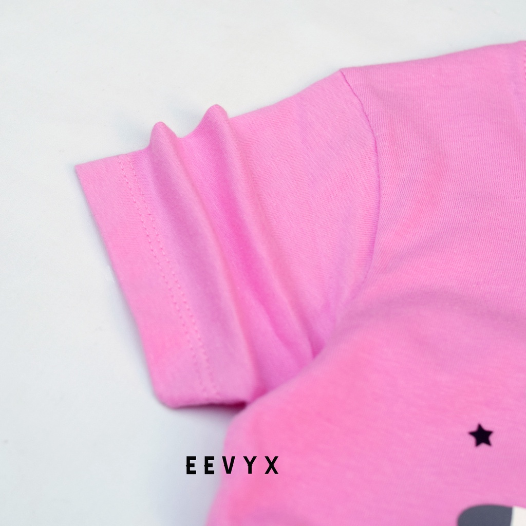 Kizzu Baju Kaos Distro Anak Laki Laki Umur 1-12 Tahun Bahan Cotton - Unicorn Pink - Eevyx Store