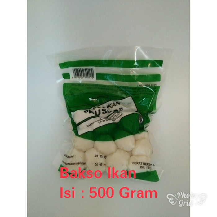 Jual Bakso Ikan Pak Kusno Isi 500 Gram Halal Shopee Indonesia