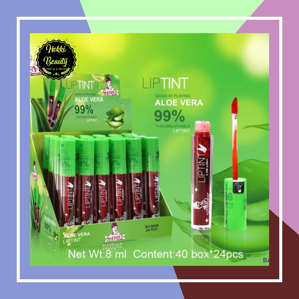 Lip Tint Liptint Sherbys Aloe Vera SH-8008 PER PCS