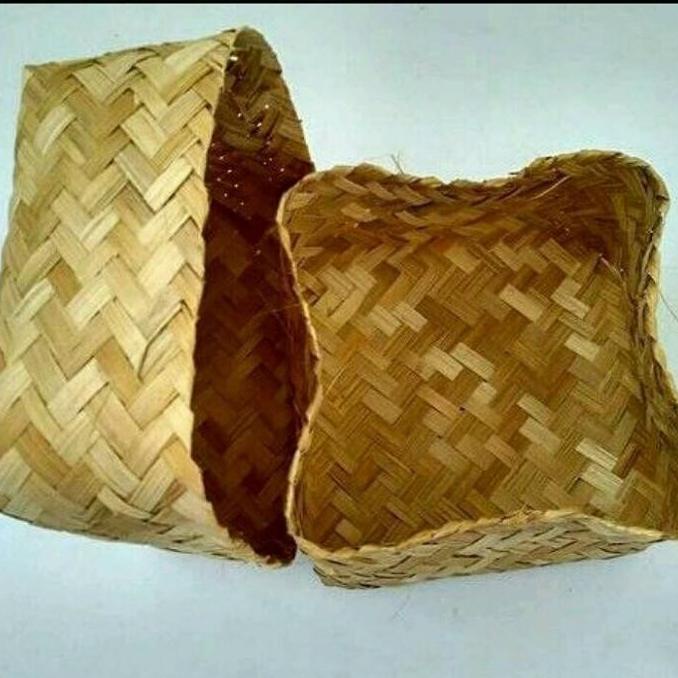 

READY COD Besek bambu ukran 18x18cm PROMO