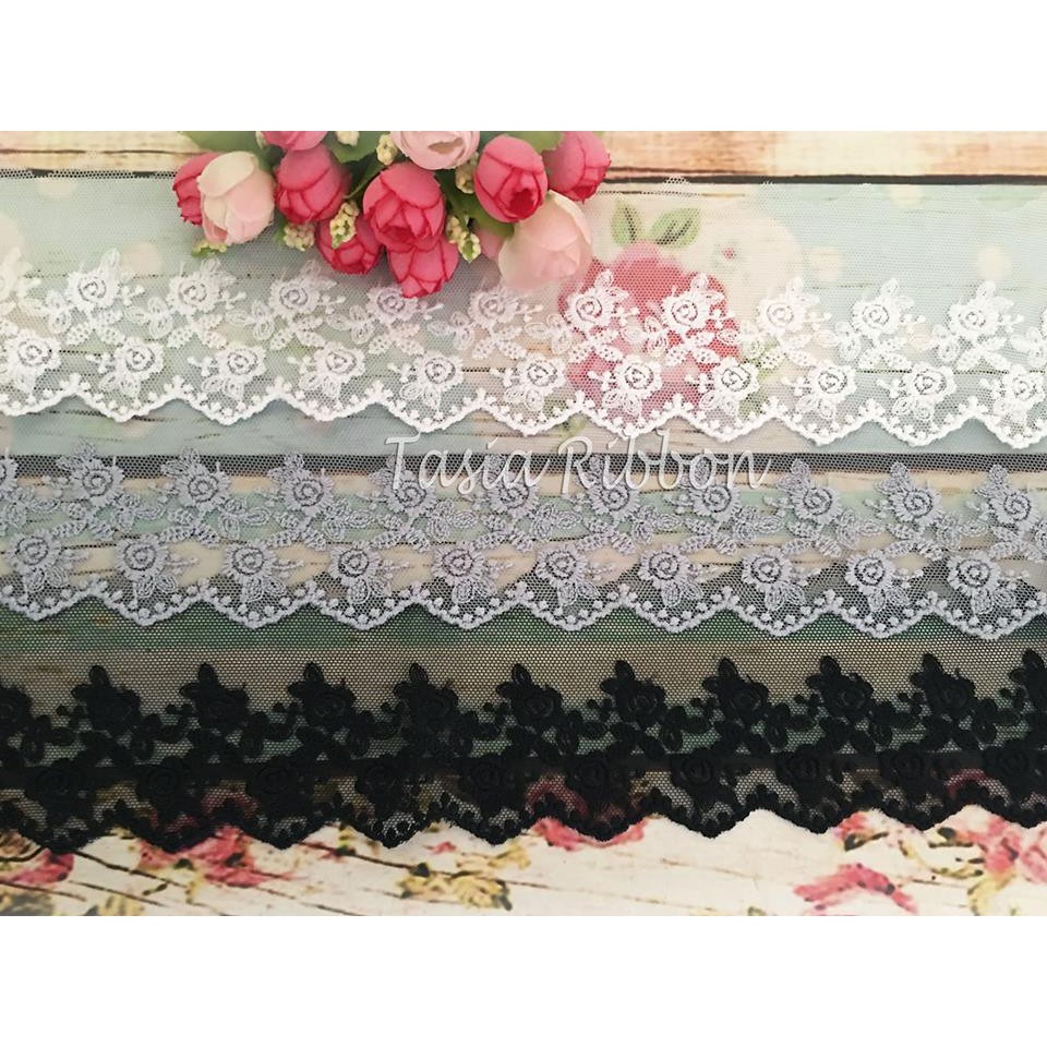 Renda Tile Mawar Double Roll