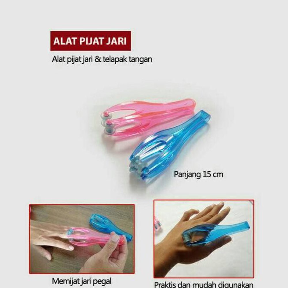 ALAT PIJAT JARI / TERAPI PIJAT JARI FINGER ROLLER REFLEKSI - WARNA ACAK