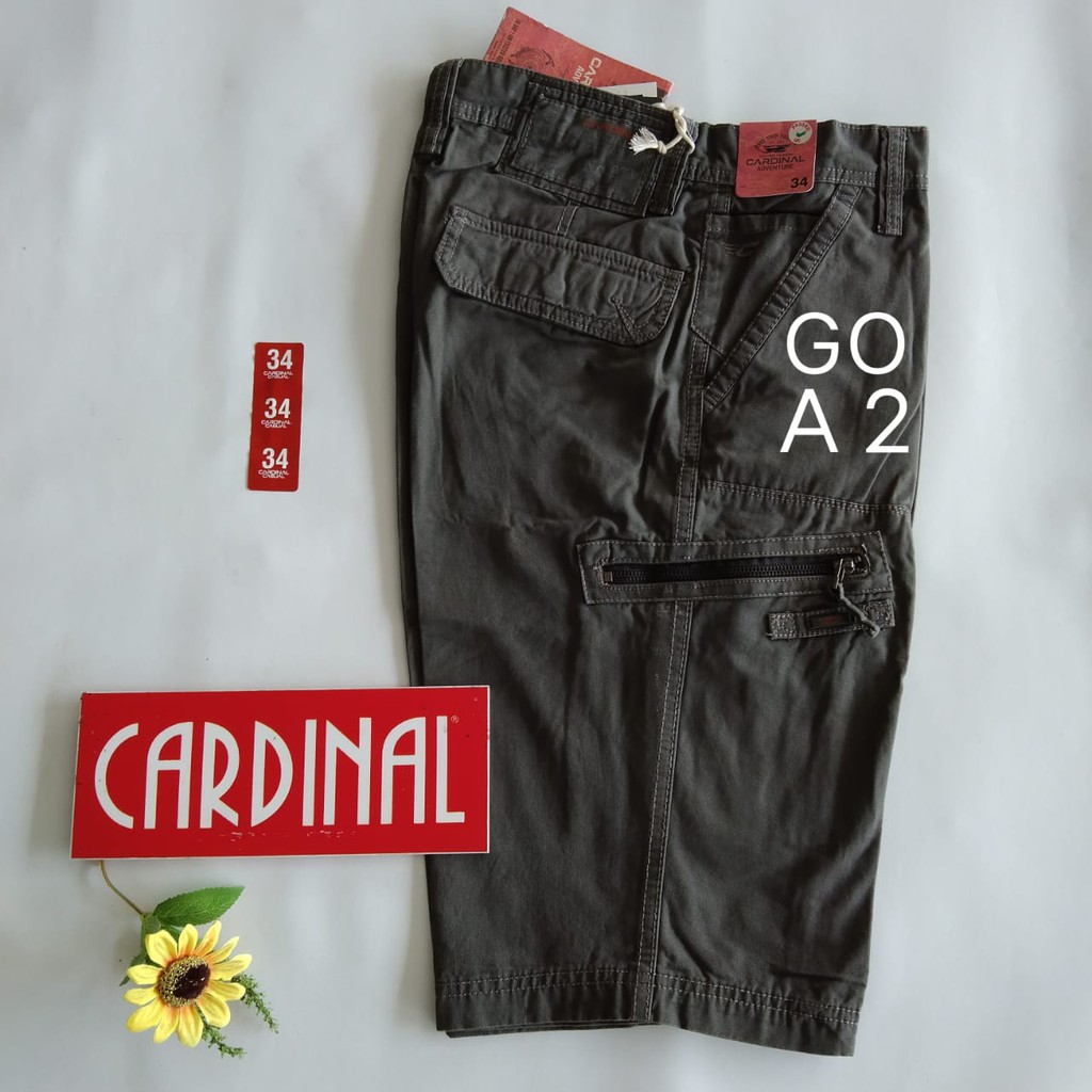 gof 34-KPL CARDINAL KEMPOL CASUAL Celana Pendek Cowok Celana Kempol Fashion Pria Brand Kekinian