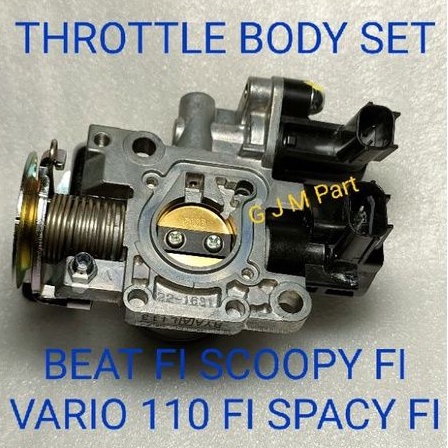 THROTTLE TROTEL BODY SET VARIO 110 BEAT FI SCOOPY FI SPACY FI ORIGINAL ASLI