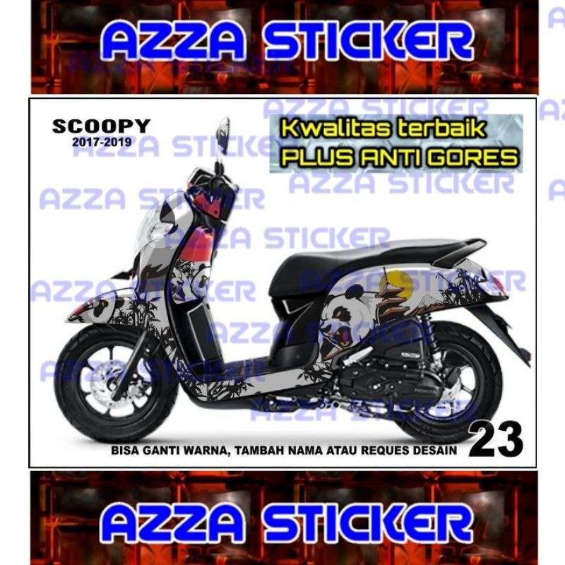 Sticker decal Scoopy 2019 Full Body decal Scoopy 2019 Full body 23