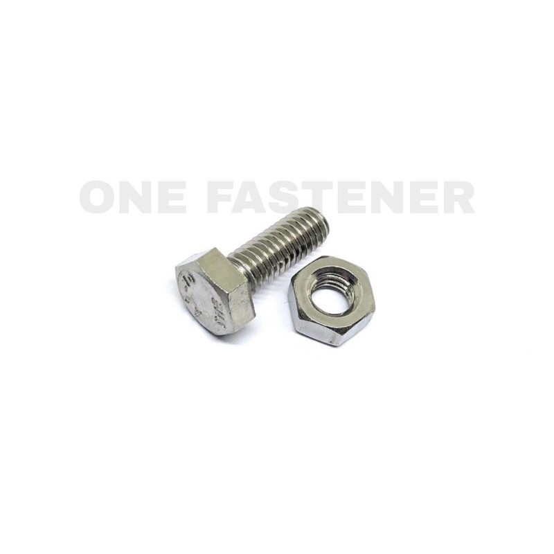 Baut Mur M6x12 Stainless Steel Anti Karat Bolt Sus 304 Baut 10