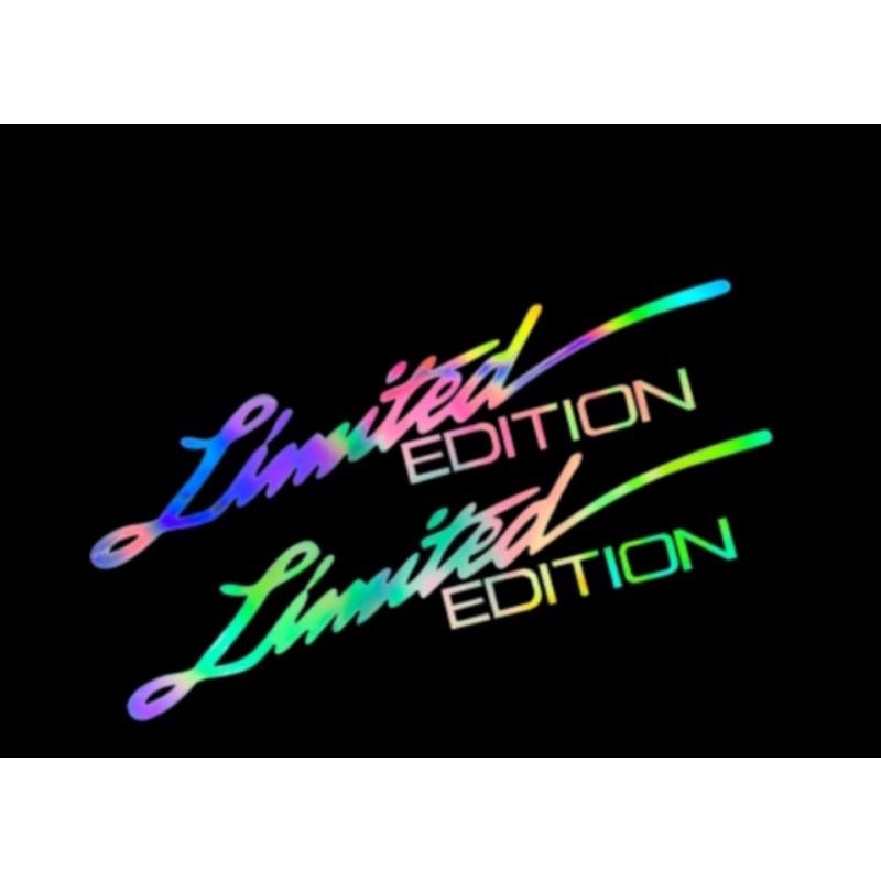 

Stiker Limited Edition Hologram