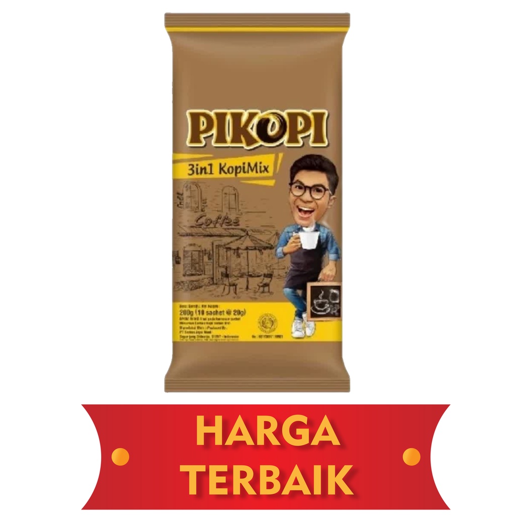 

FLASH SALE...!!!! PIKOPI 3IN1 KOPI MIX 1 RENCENG