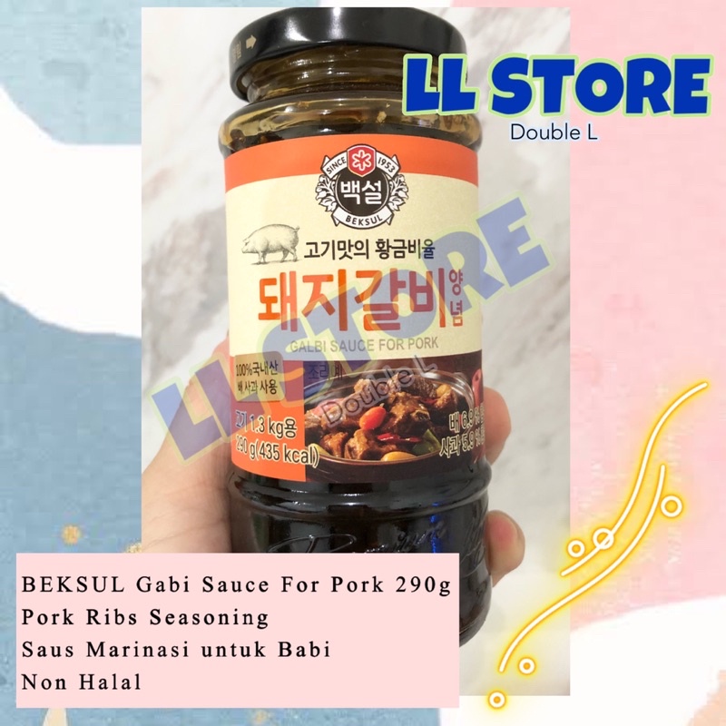 

BEKSUL Galbi Sauce for Pork Ribs seasoning saus marinasi