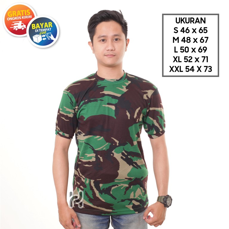 Tni Loreng Tentara Kaos Doreng Tni Katun Double Malvinas Baju Tni Seragam Tni AD AU AL Kostrad Abri
