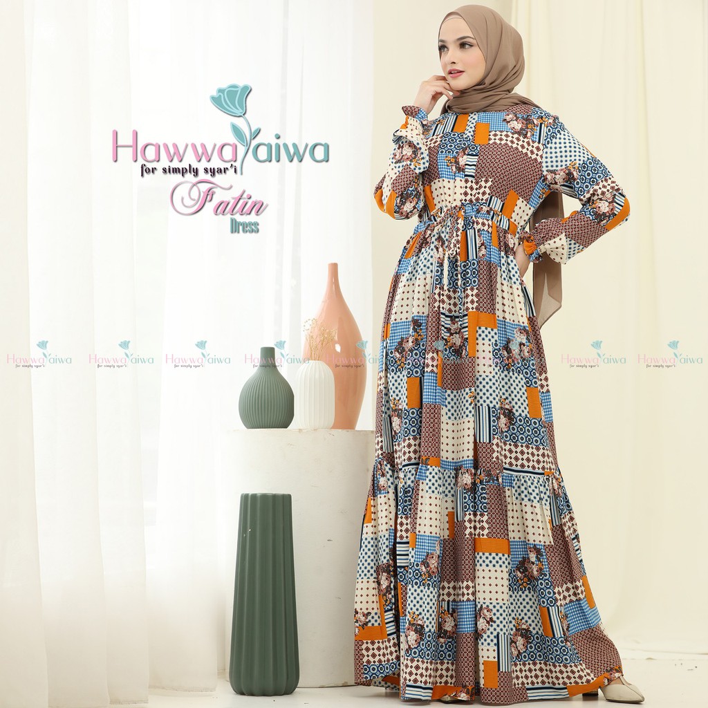 Gamis Daily Dress Fatin by Hawwa Aiwa
