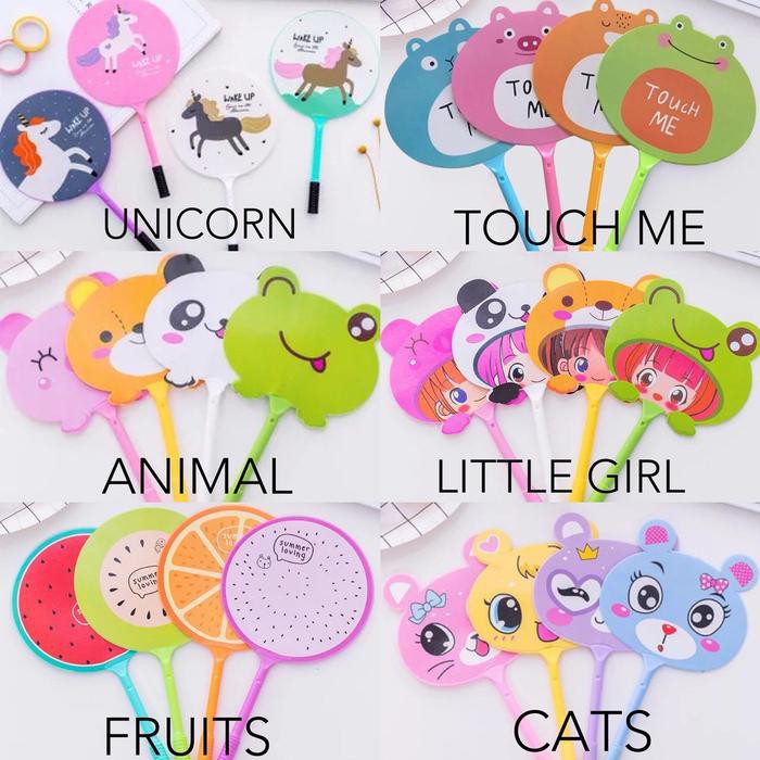 

Pena Kipas [Isi 2Pcs] Bentuk Karakter Lucu Keroppi Touch Me Buah Panda / Kipas Pulpen Animal 2Pcs