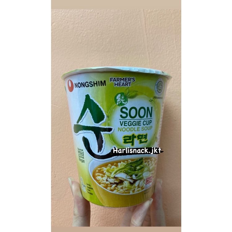 

Nongshim Soon Veggie Ramyun Cup - Mie Instan Rasa Sayuran
