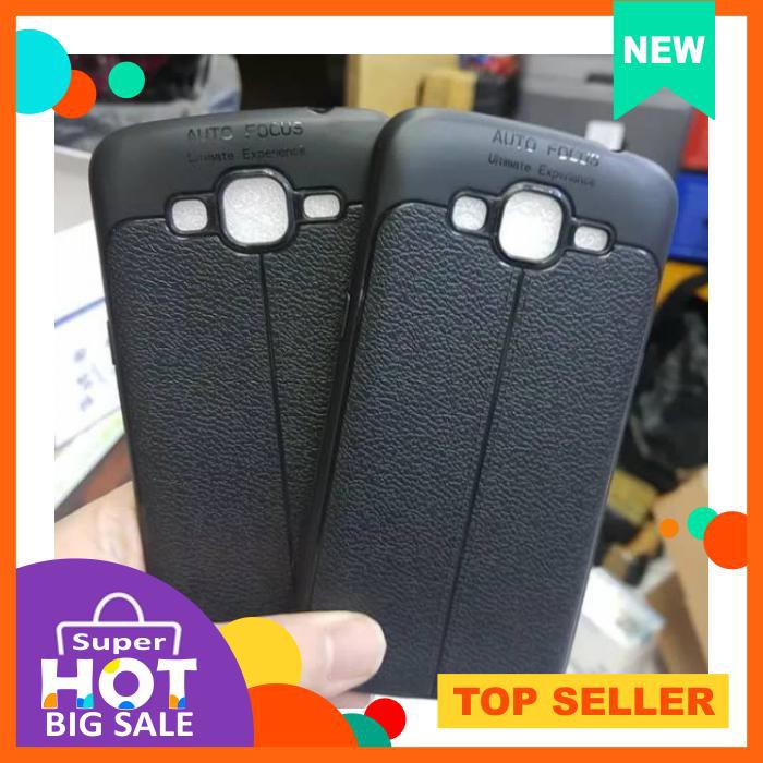 Slim Leather Case Autofocus For Samsung G7102 G7106 Galaxy Grand 2 - Casing & Covers - Soft Case