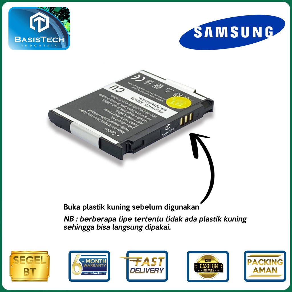 BATERAI SAMSUNG SGH D820 - T809 - A900 - AB55344CE - ORI99