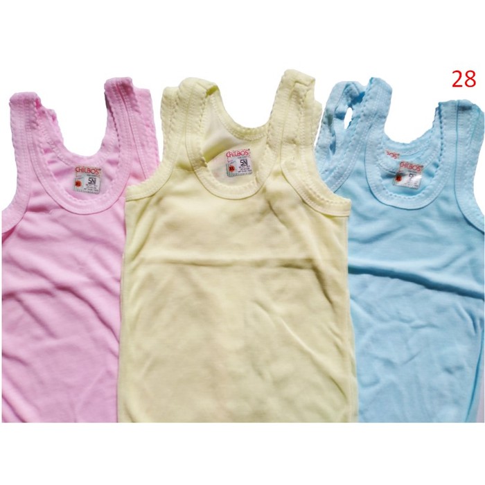  Kaos  Singlet  Anak Bayi Warna Chilbos Perlusin KODE 28 