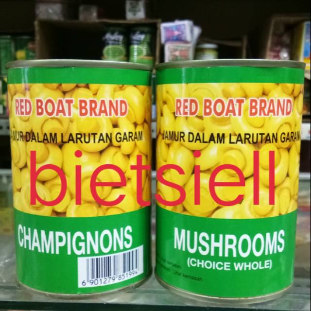 

red boat mushroom/jamur kaleng